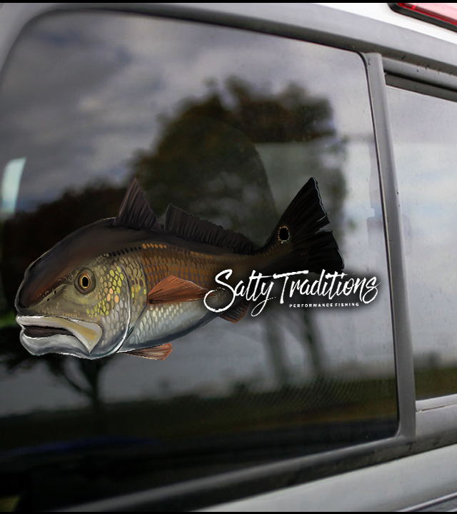 Redfish Decal – salty-traditions