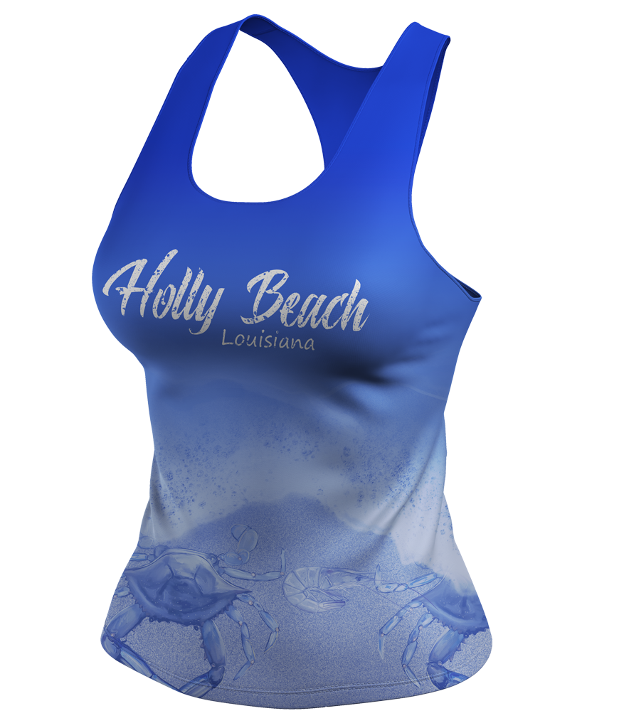 Holly Beach Tank Blue